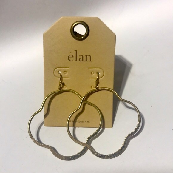 NWT Bracelet and Earring Set by e’lan - Matte Gold - Picture 7 of 8